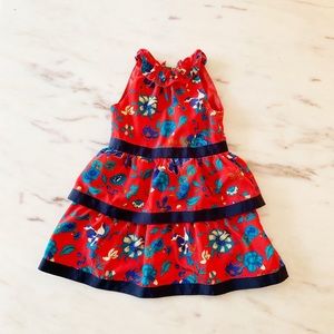 Janie and Jack red floral dress!